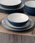 Colorwave Coupe 16-Pc. Dinnerware Set, Service for 4