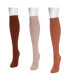 ფოტო #3 პროდუქტის Women's 3 Pair Pack Knee High Socks, One Size