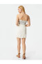 Melis Ağazat X Koton - Kemerli Askılı Mini Elbise