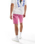 Superdry Vintage international shorts in washed pink