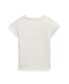 ფოტო #2 პროდუქტის Toddler and Little Girls Corduroy-Logo Cotton Jersey Tee