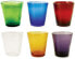 SATUR Villa D'Este Cancun Water Glasses Set of 6 Multi-Coloured