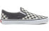 Vans slip-on Checkerboard Classic 棋盘格 低帮 板鞋 男女同款 灰白 / Кроссовки Vans Slip-On Checkerboard Classic VN0A4BV3TB5
