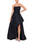 Фото #1 товара Juniors' Strapless High-Low Gown