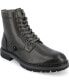 ფოტო #1 პროდუქტის Men's Denver Tru Comfort Foam Plain Toe Lace-Up Ankle Boots