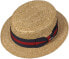 Фото #7 товара Stetson Boater Weizenstrohhut - Naturfarbener Hut mit blau-rotem Ripsband - Klassischer Sommerhut mit UV-Schutz 40+ - Damen & Herren - Frühjahr/Sommer