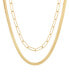 ფოტო #1 პროდუქტის Colette Chain Layering Necklace, Set of 2