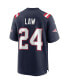 Men's Ty Law Navy New England Patriots Game Retired Player Jersey