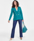 Фото #4 товара Women's Sweater Blazer, Created for Macy's