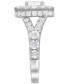 Diamond Oval Halo Bridal Set (4 ct. t.w.) in 14k White Gold