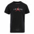 Child's Short Sleeve T-Shirt Jordan Jumpman Graphic Black
