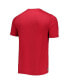 ფოტო #3 პროდუქტის Men's Red Tampa Bay Buccaneers Combine Authentic Big Stage T-shirt