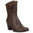 Фото #2 товара Baretraps Leslie Slouch Zippered Booties Womens Brown Casual Boots BT28491-252
