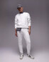 Topman slim fit sweatshirt in white