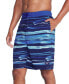 Фото #1 товара Men's Bondi Basin Printed Stripe Board Shorts