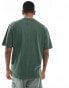 River Island short sleeve studio t-shirt in medium green Mittelgrün, S - Chest 35-37 - фото #2