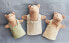 Children’s set of three little pig puppets