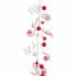 Christmas garland White Red Plastic Foam 125 cm