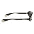 Фото #7 товара женские солнцезащитные очки маска черные Polaroid 6074-S-807-99 (99 mm)