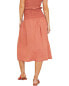 Фото #2 товара Bella Dahl Smocked Midi Skirt Women's Xs