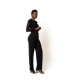 ფოტო #3 პროდუქტის Women's Stretch Crepe High Waist Wide-Leg Pants