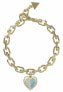 Lovely Guess Solid Gold Plated Bracelet JUBB03034JWYGTQS