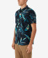 Фото #3 товара Men's Oasis Standard-Fit Botanical-Print Button-Down Shirt