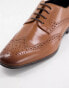 River Island lace up derby in brown