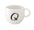 Kaffeebecher Letters Q