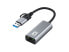 Фото #5 товара LevelOne Adapter USB-C -> RJ45 10/100/1000 USB-A 3.0 gr - Adapter - Digital