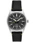 ფოტო #1 პროდუქტის Men's Essentials Black Nylon Strap Watch 40mm