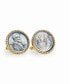 ფოტო #1 პროდუქტის 1943 Lincoln Steel Penny Rope Bezel Coin Cuff Links