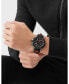 Men's Warrior Tech Chronograph Date Quartz Orange Silicone 47.5MM