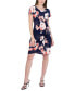 Фото #4 товара Petite Floral Print Tied A-Line Dress