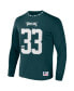 ფოტო #3 პროდუქტის Men's NFL X Staple Green Philadelphia Eagles Core Long Sleeve Jersey Style T-shirt