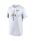 Фото #3 товара Men's White Green Bay Packers Legend Icon Performance T-shirt