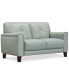 Фото #1 товара Ashlinn 61" Tufted Pastel Leather Loveseat, Created for Macy's