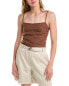 Фото #1 товара Nicholas Marjorie Seamed Linen Camisole Women's