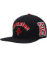Фото #1 товара Men's Black Houston Rockets Old English Snapback Hat