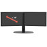 Ergotron Neo Flex Dual Monitor Lift Stand - 6.4 kg - 62.2 cm (24.5") - 75 x 75 mm - 100 x 100 mm - Height adjustment - Black