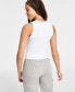 Juniors' Seamless Crewneck Ribbed Tank