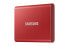 Фото #3 товара Samsung Portable SSD T7 - 500 GB - USB Type-C - 3.2 Gen 2 (3.1 Gen 2) - 1050 MB/s - Защита паролем - Красный