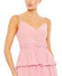 Women's Ieena Ruffled Tiered Sleeveless Gown