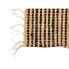 Фото #2 товара Ковер натуральный черно-полосатый Gift Decor Black Natural Stripes 70 x 1 x 140 см (8 штук)