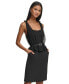 Women's Belted Chiffon Dress