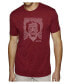 Фото #1 товара Mens Premium Blend Word Art T-Shirt - Edgar Allen Poe - The Raven