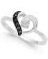 ფოტო #1 პროდუქტის Diamond Heart Ring (1/10 ct. t.w.) in Sterling Silver