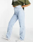 Фото #4 товара Dickies Thomasville high waisted relaxed fit jeans in blue denim