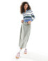 Levi's Salma cardigan in pink blue stripe BLAU, XS - фото #2