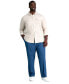 Men's Big & Tall Stretch Denim Classic-Fit Flat Front Pants